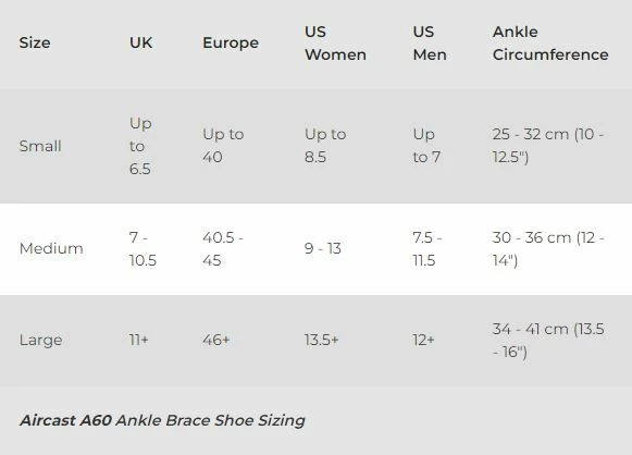 Aircast A60 Ankle Brace - Right 4 Aircast A60 Ankle Brace - Right - Image 2