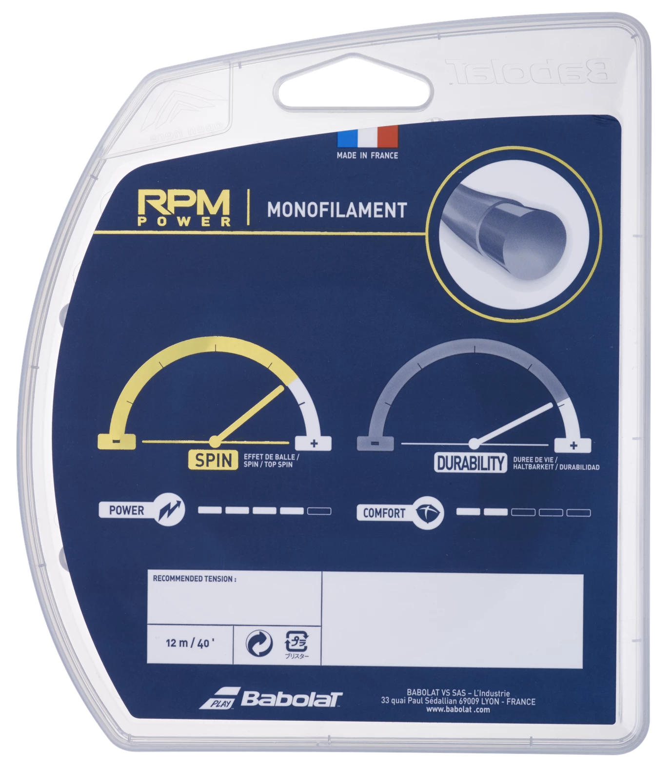 Babolat RPM Power 1.30/16G Set 4 Babolat RPM Power 1.30/16G Set - Image 2