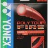 Yonex Poly Tour Fire 125 Tennis String Set Red 1 Yonex Poly Tour Fire 125 Tennis String Set Red -Steeden Shop 18117