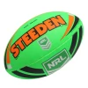 Steeden NRL Neon Supporter Ball - Green/Orange -Size 5 -Steeden Shop 19352 GRNORG 5