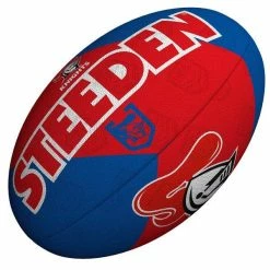 Steeden NRL Supporter Ball Knights 11 Inch Mini Football