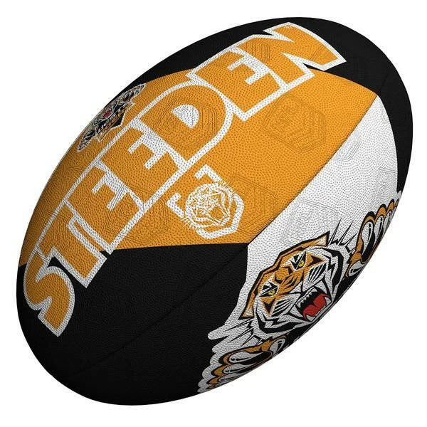 Steeden NRL Supporter Ball West Tigers Size 5 3 Steeden NRL Supporter Ball West Tigers Size 5