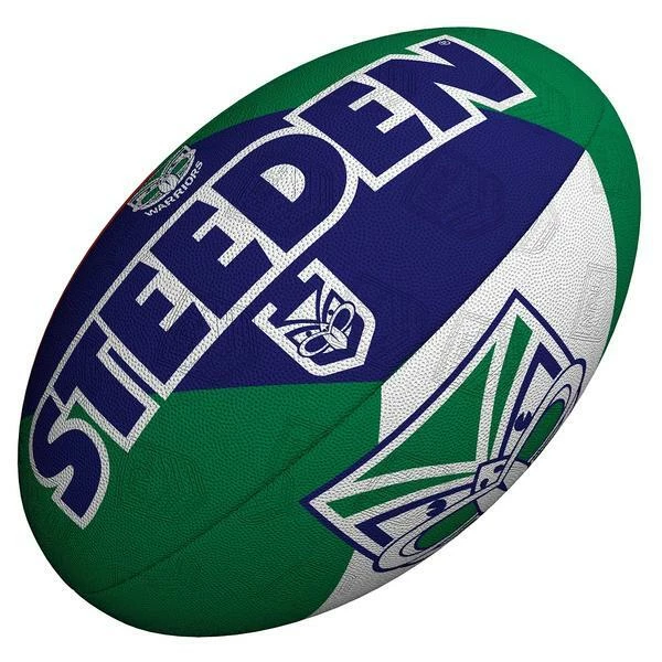 Steeden NRL Supporter Ball Warriors Size 5 3 Steeden NRL Supporter Ball Warriors Size 5