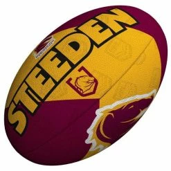 Steeden NRL Supporter Ball Broncos Size 5
