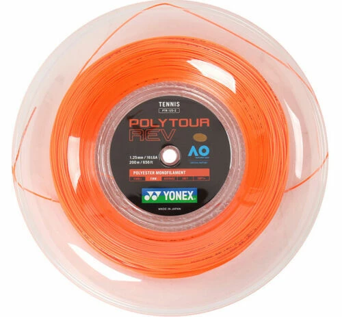 Yonex Poly Tour Rev 1.25 Orange 200m 3 Yonex Poly Tour Rev 1.25 Orange 200m