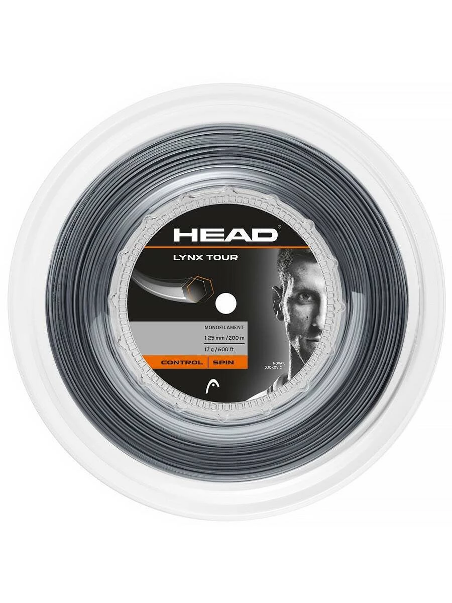Head Lynx Tour 1.25/17G String Reel Grey 3 Head Lynx Tour 1.25/17G String Reel Grey
