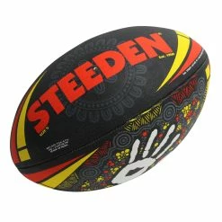 Steeden First Nations Ball - Size 11" Mini - Rugby League Ball 8 Steeden First Nations Ball - Size 11" Mini - Rugby League Ball -Steeden Shop 28240 11 2