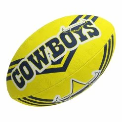 Steeden NRL Supporter Ball 11 Inch - Cowboys 2023 -Steeden Shop 28641 COW 11 1