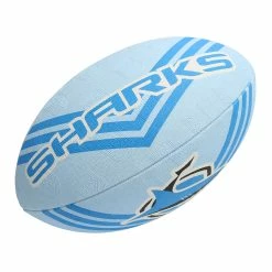 Steeden NRL Supporter Ball Size 5 - Sharks 2023 -Steeden Shop 28641 ROO 5 1