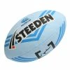 Steeden NRL Supporter Ball Size 5 - Sharks 2023 -Steeden Shop 28641 ROO 5