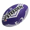 Steeden NRL Supporter Ball 11 Inch - Storm 2023 -Steeden Shop 28641 STO 11