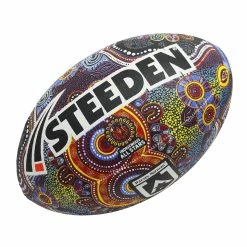Steeden NRL Indigenous All Stars Supporter 2023 - Size 5 - Rugby League Ball
