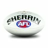Sherrin 20cm Mini AFL Ball - White -Steeden Shop 4203.WHT .AFL
