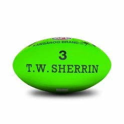 Sherrin KB All Surface Neon Green - Size 3 -Steeden Shop 4231 NeonGreen 1