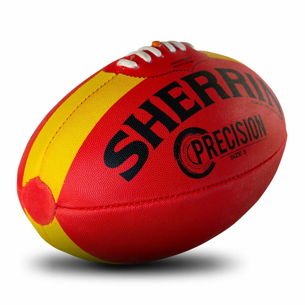 Sherrin Precision - Synthetic - Red Size 5 4 Sherrin Precision - Synthetic - Red Size 5 - Image 2