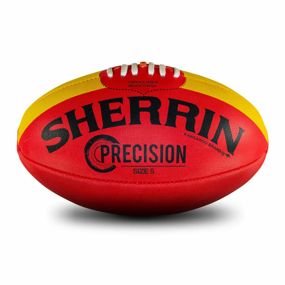 Sherrin Precision - Synthetic - Red Size 5 3 Sherrin Precision - Synthetic - Red Size 5