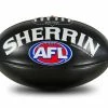 Sherrin AFL Replica PVC Ball - Black -Steeden Shop 4253AFLBLK