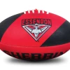 Sherrin AFL Team Ball - Essendon Bombers - Size 5 -Steeden Shop 4310 ESS