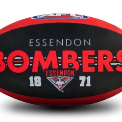 Sherrin AFL Team Ball - Essendon Bombers - Size 5 -Steeden Shop 4310 ESS 2