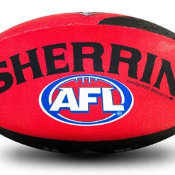 Sherrin AFL Team Ball - Essendon Bombers - Size 5 -Steeden Shop 4310 ESS 3