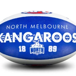 Sherrin AFL Team Ball - North Melbourne - Size 5 8 Sherrin AFL Team Ball - North Melbourne - Size 5 -Steeden Shop 4310 KAN 2