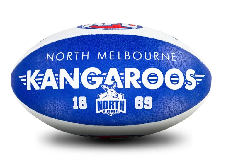 Sherrin AFL Team Ball - North Melbourne - Size 5 5 Sherrin AFL Team Ball - North Melbourne - Size 5 - Image 3