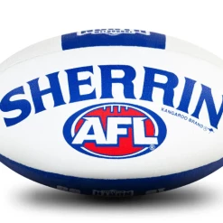 Sherrin AFL Team Ball - North Melbourne - Size 5 9 Sherrin AFL Team Ball - North Melbourne - Size 5 -Steeden Shop 4310 KAN 3