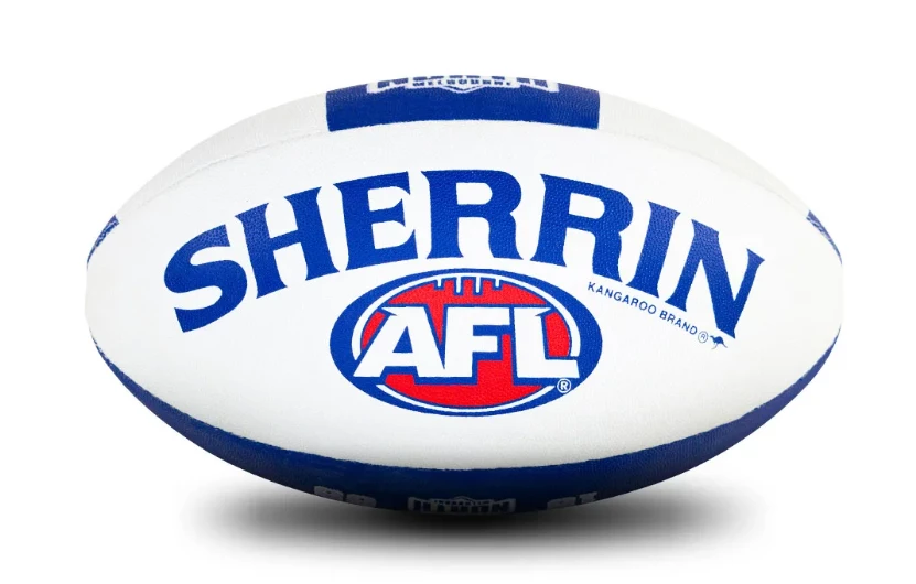 Sherrin AFL Team Ball - North Melbourne - Size 5 6 Sherrin AFL Team Ball - North Melbourne - Size 5 - Image 4