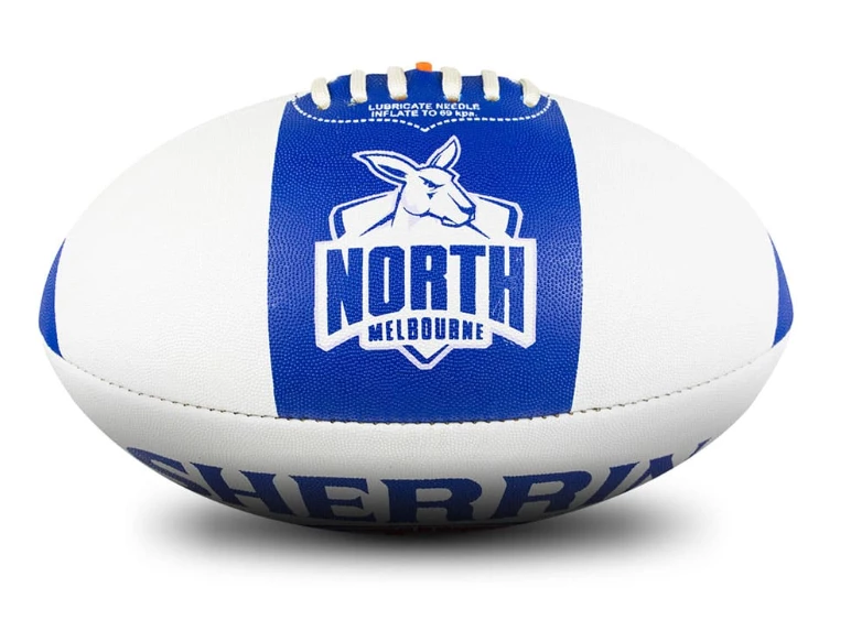 Sherrin AFL Team Ball - North Melbourne - Size 5 3 Sherrin AFL Team Ball - North Melbourne - Size 5