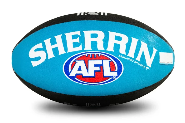 Sherrin AFL Team Ball - Port Adelaide - Size 5 5 Sherrin AFL Team Ball - Port Adelaide - Size 5 - Image 3