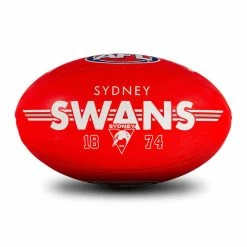 Sherrin AFL Team Ball - Sydney Swans - Size 5 -Steeden Shop 4310 SYD 3