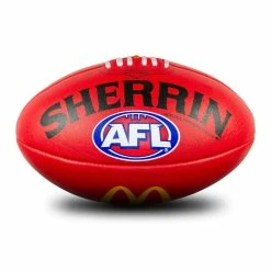 Sherrin AFL Replica Training Ball - Red - Size 5