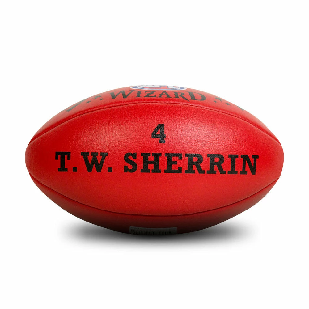 Sherrin Wizard Leather -Red - Size 4 4 Sherrin Wizard Leather -Red - Size 4 - Image 2