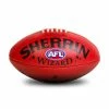 Sherrin Wizard Leather -Red - Size 4 -Steeden Shop 4541
