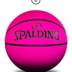 Spalding Fluro Pink Basketball Size 6