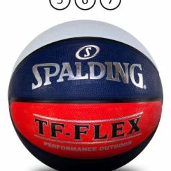 Spalding TF-FLEX Basketball - Red/White/Blue