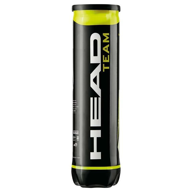 HEAD Team Tennis Ball 4 Ball Can 4 HEAD Team Tennis Ball 4 Ball Can - Image 2