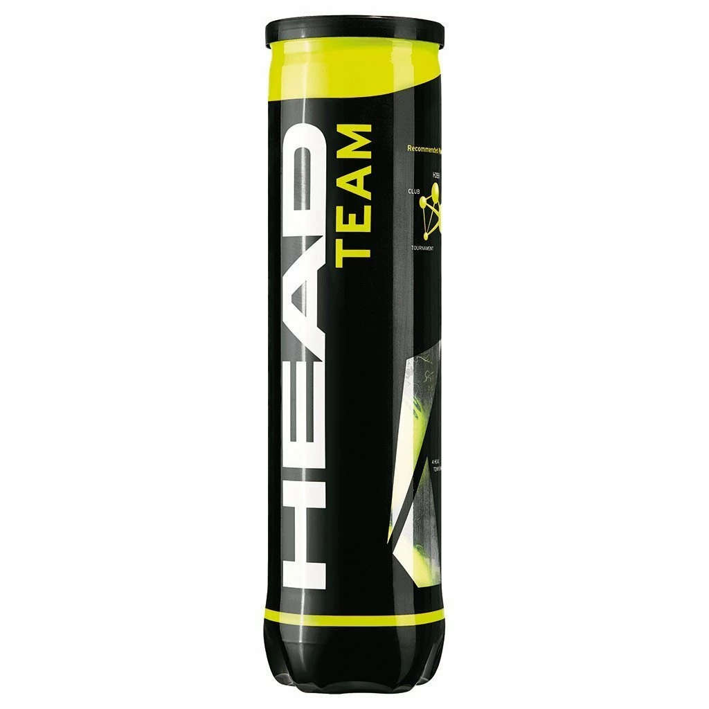 HEAD Team Tennis Ball 4 Ball Can 3 HEAD Team Tennis Ball 4 Ball Can