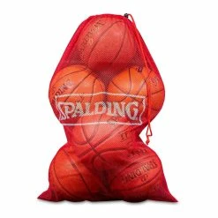 Spalding 7 Ball Mesh Bag -Red