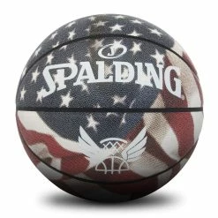 Spalding Stars & Stripes Basketball - Size 7 -Steeden Shop 6097STARS 1