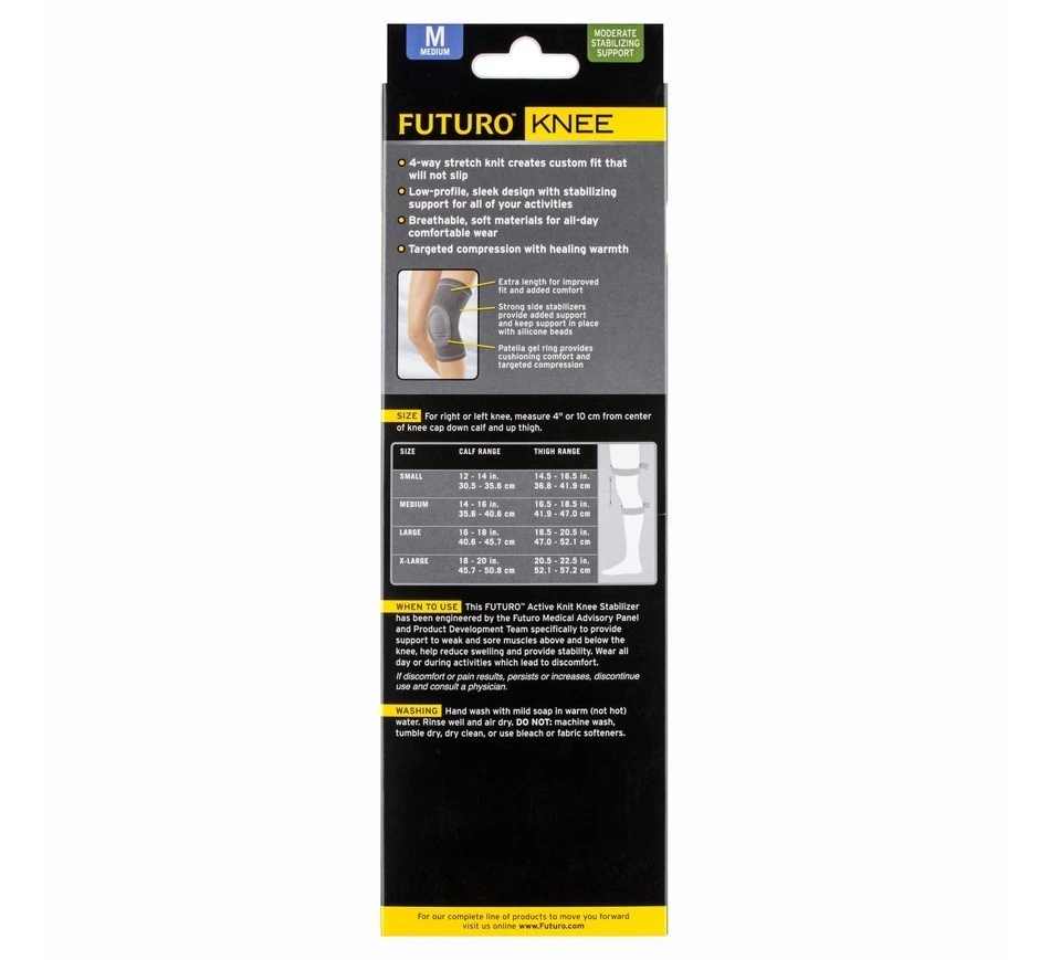 FUTURO™ 3M Futuro Active Knit Knee Stabilzer 5 FUTURO™ 3M Futuro Active Knit Knee Stabilzer - Image 3