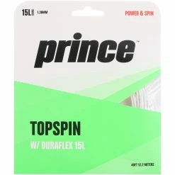 Prince Topspin Duraflex 15L 1.38mm Set - White