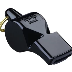 FOX 40 Pearl Whistle With Breakaway Lanyard - Black -Steeden Shop 9701 0008 2