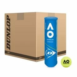 Dunlop Australian Open 4 Ball Can 12 Can Case