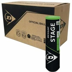 Dunlop Stage 1 Green 4 18 Ball Can Case