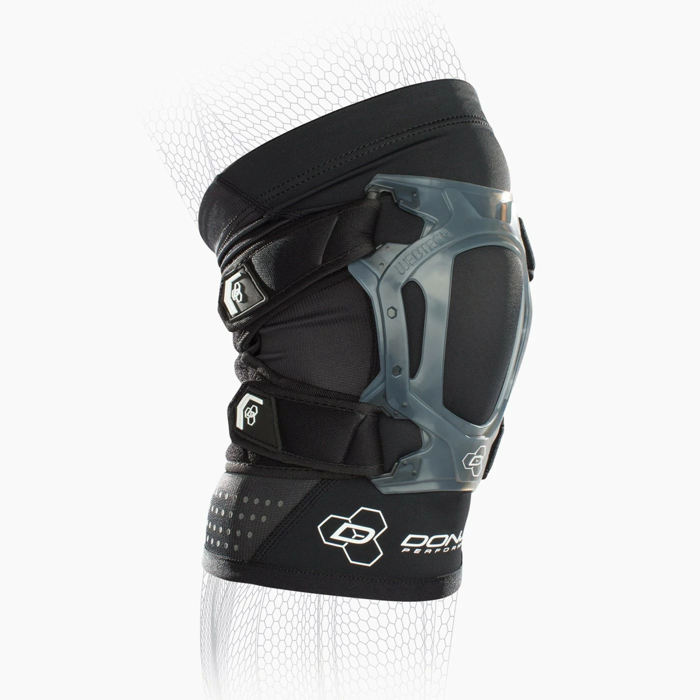DonJoy Performance Webtech Short Knee Brace - Black 3 DonJoy Performance Webtech Short Knee Brace - Black