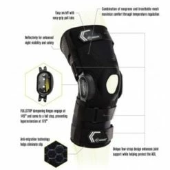 DonJoy Performance Bionic Full Stop Hinged Knee -Steeden Shop DP151KB06 B1 1