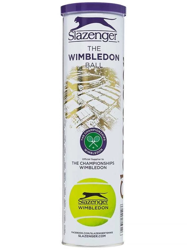 Slazenger Wimbledon 4 Ball 12 Can Case 4 Slazenger Wimbledon 4 Ball 12 Can Case - Image 2