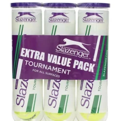 Slazenger Tournament Tri Pack (3 X 4 Ball Cans)