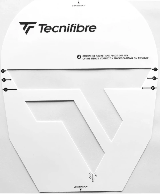 Tecnifibre Squash Racquet Stencil 3 Tecnifibre Squash Racquet Stencil